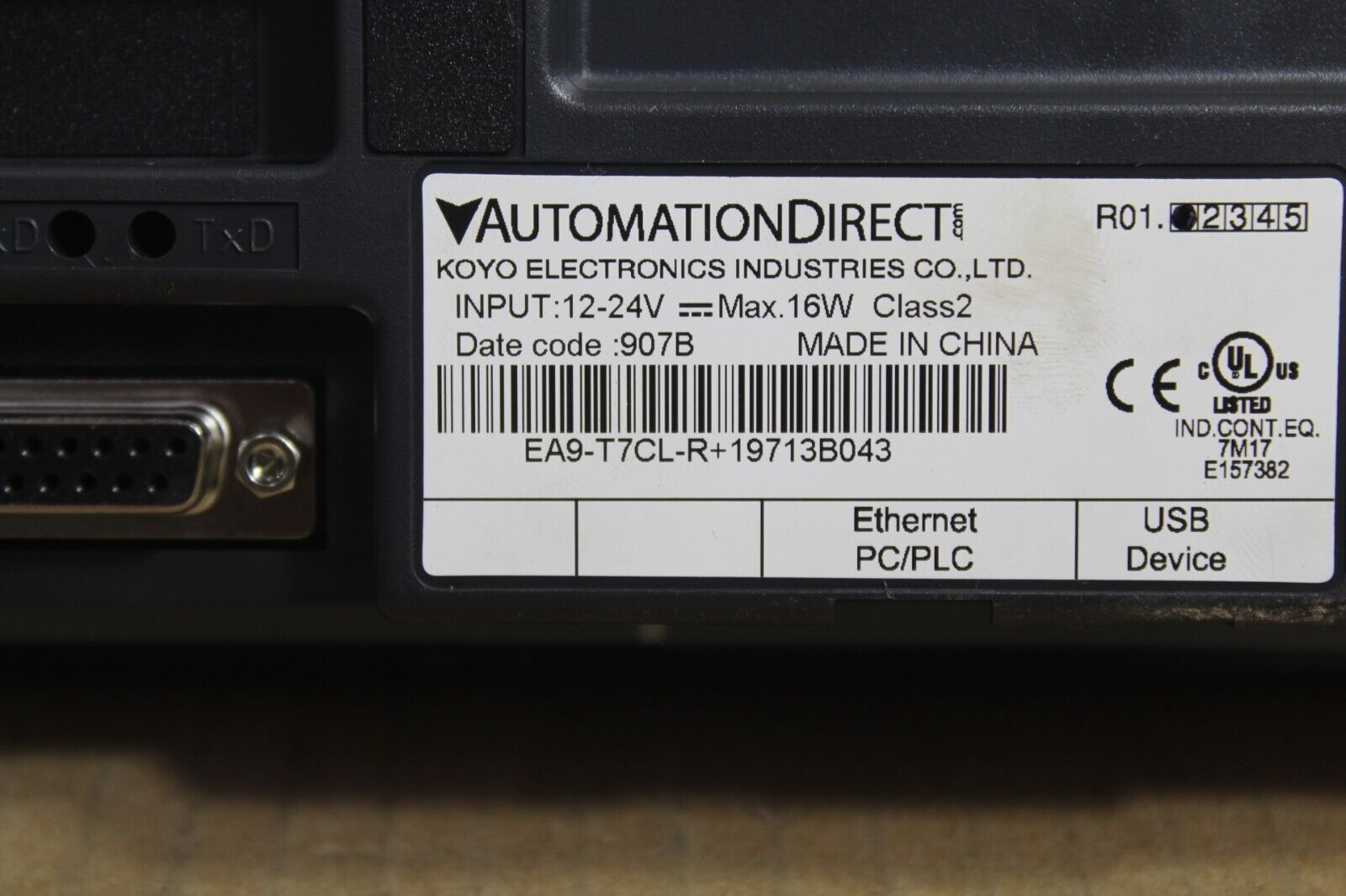 Automation Direct EA9-T7CL-R Panel *Damaged Screen