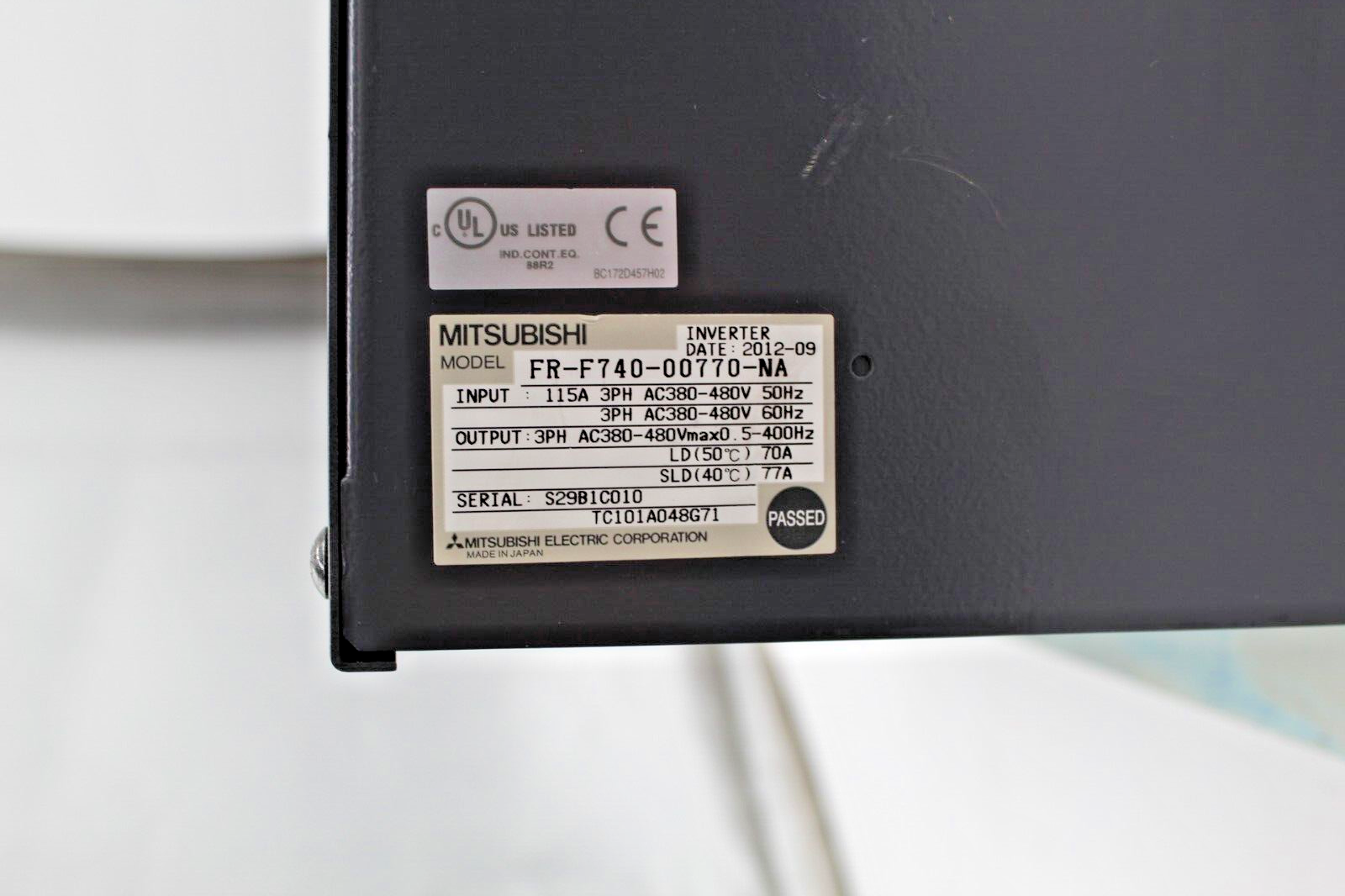 Mitsubishi Electric FR-F740-00770-NA F700 AC Drive