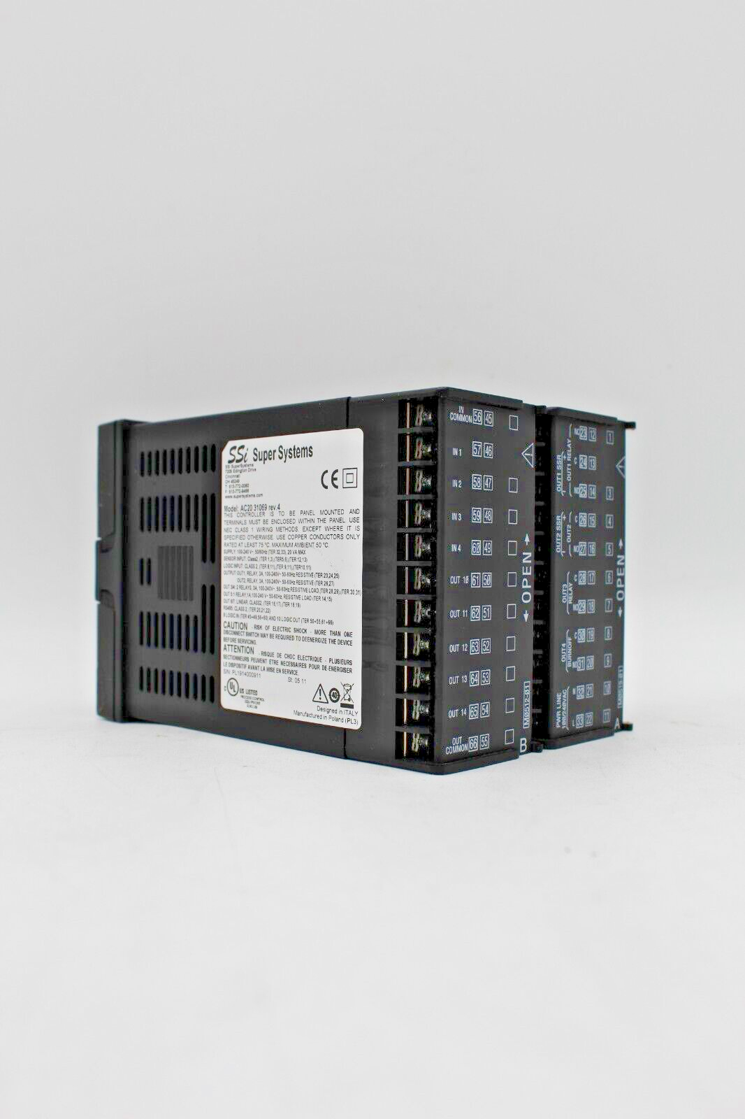 SSi Super Systems AC20 31069 rev.4 Single Loop Controller Instrument