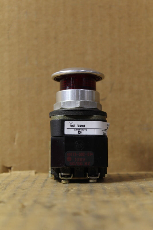 Allen-Bradley 800T-FXQ10X Red Mushroom Push Button