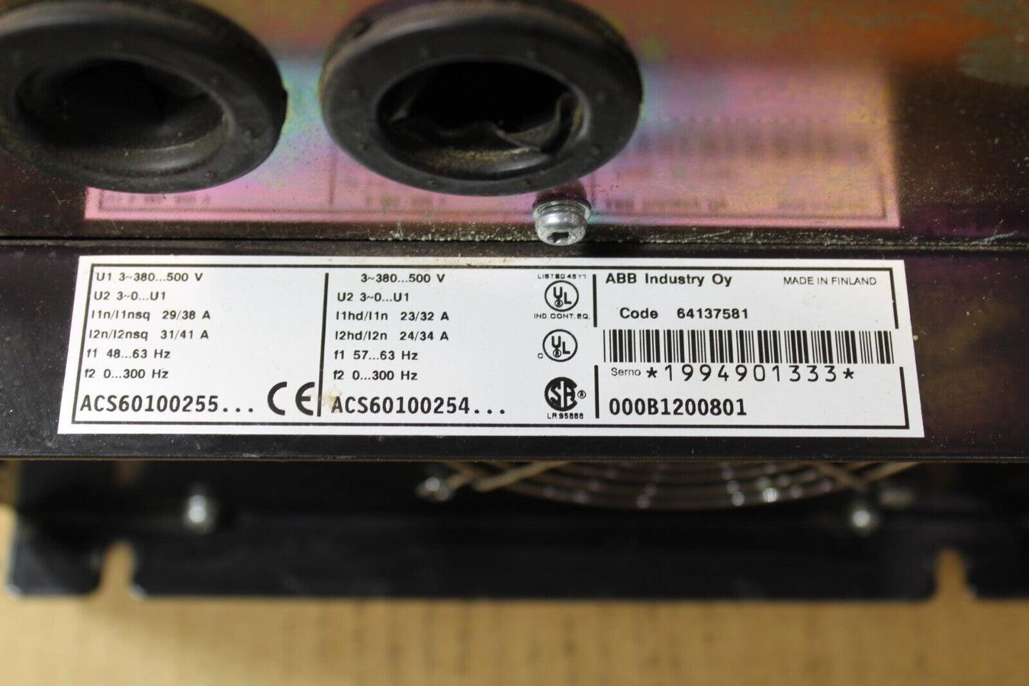 ABB ACS60100255 Drive