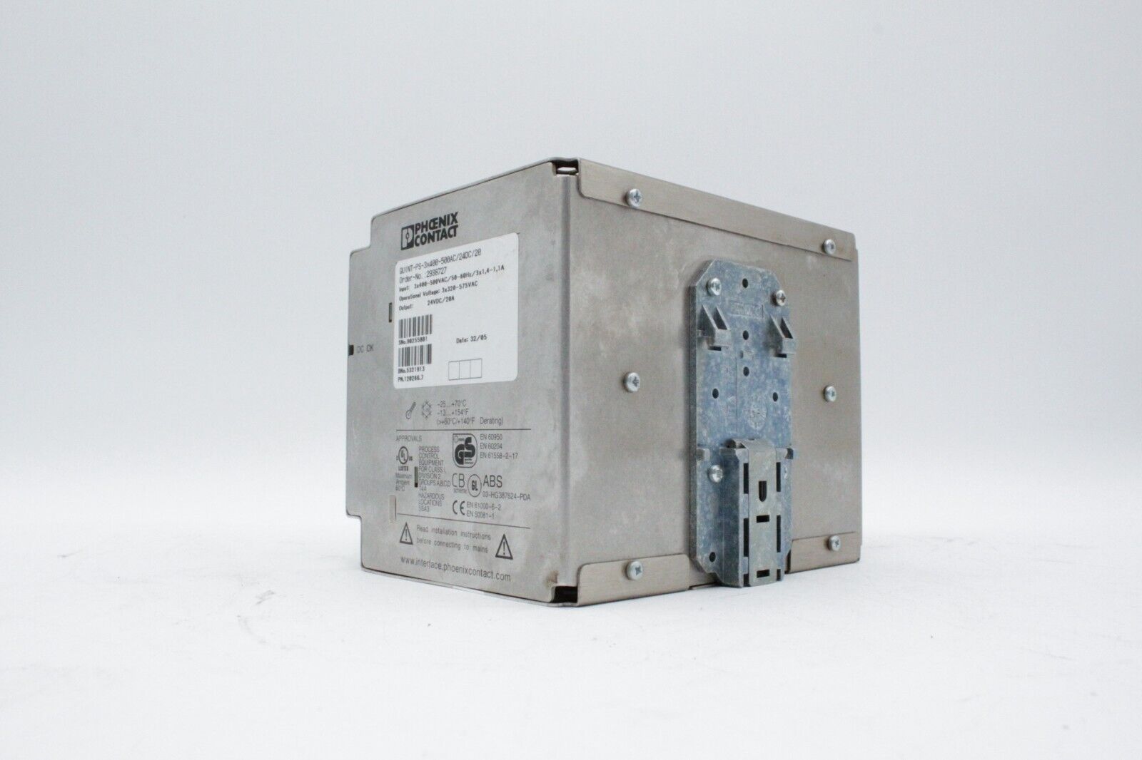 Phoenix Contact QUINT-PS-3x400-500AC/24DC/20 Power Supply