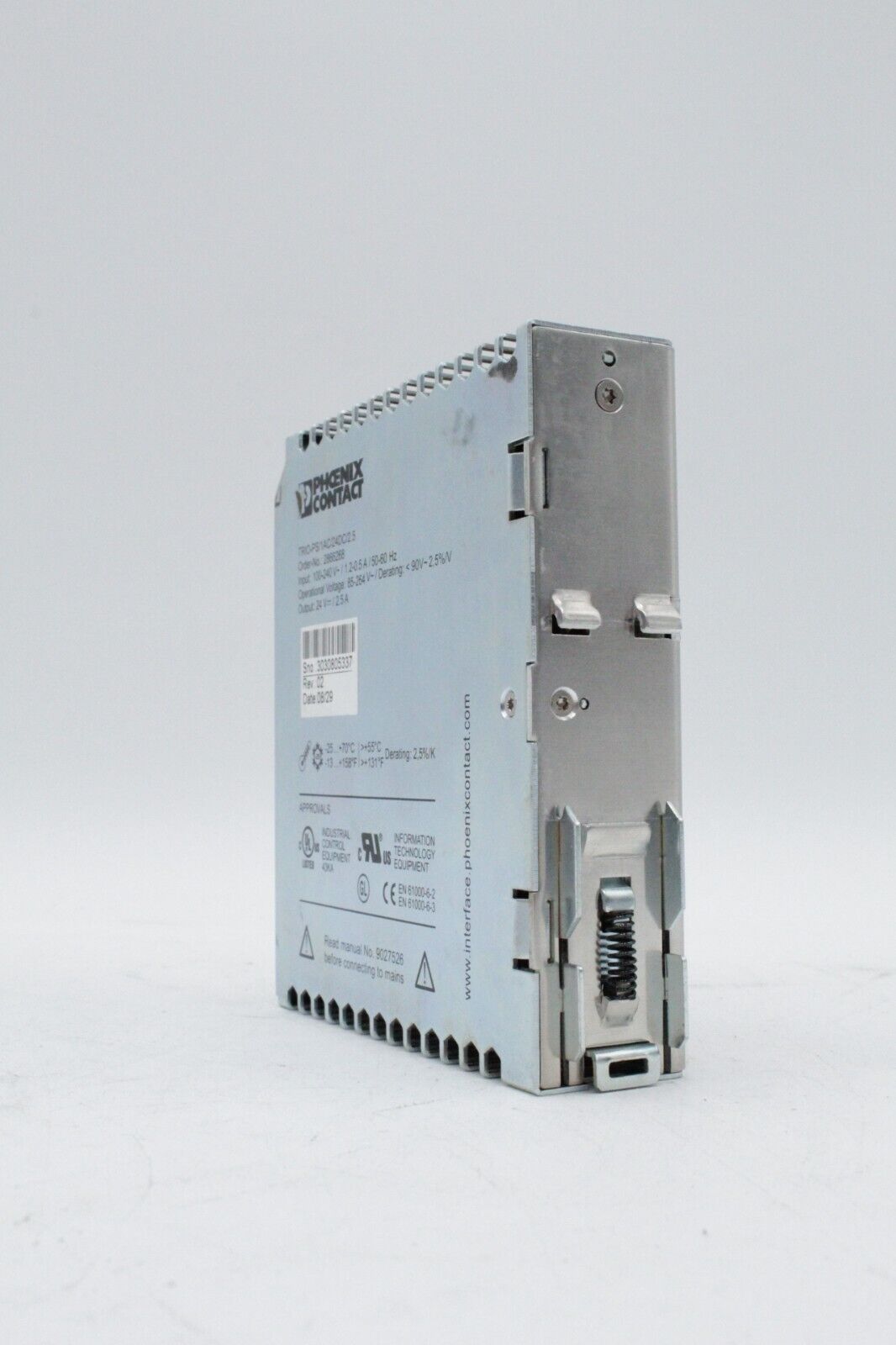 Phoenix Contact TRIO-PS/1AC/24DC/2.5 Power Supply