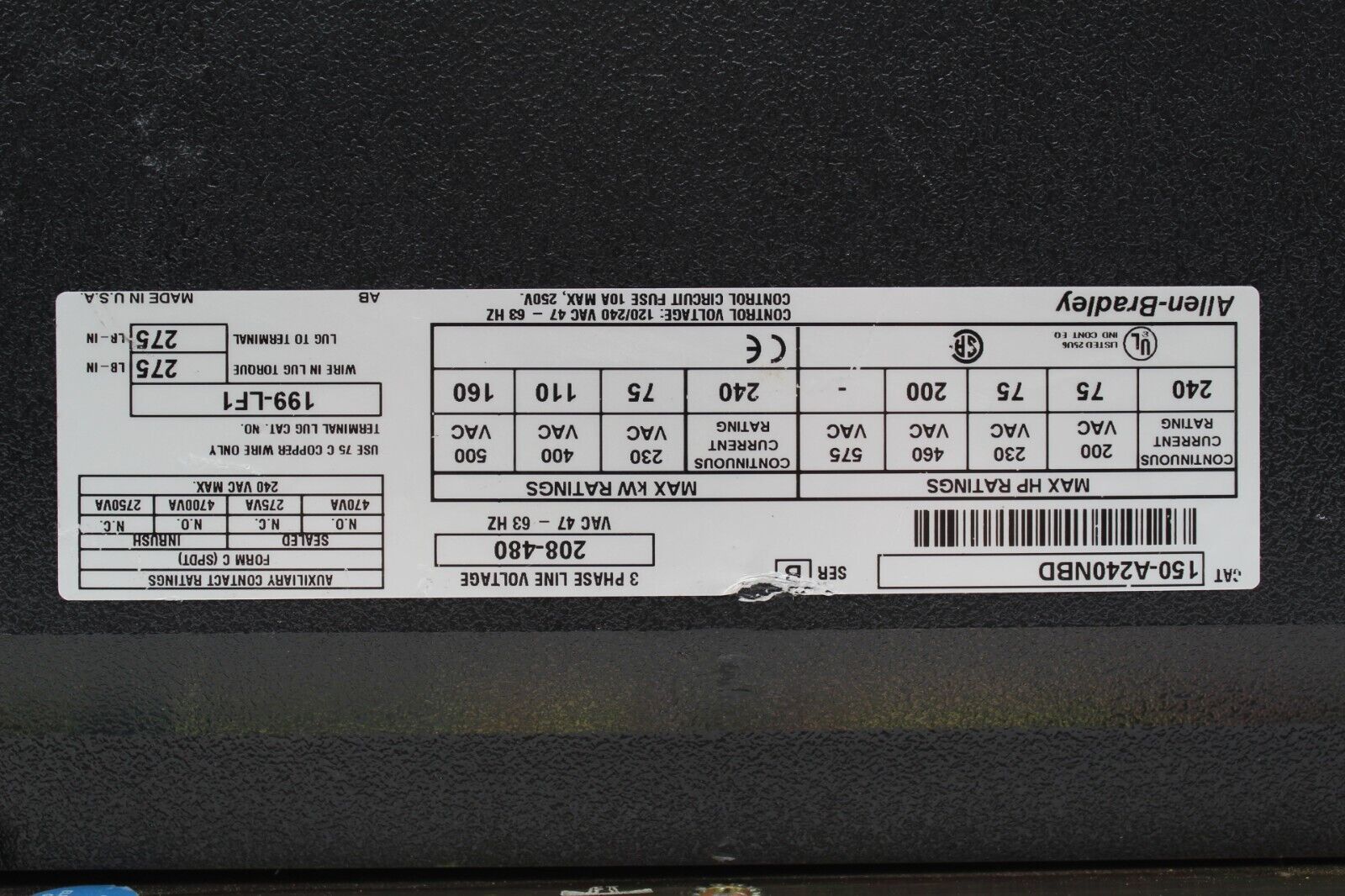 Allen-Bradley 150-A240NBD SMC-Plus Soft Starter