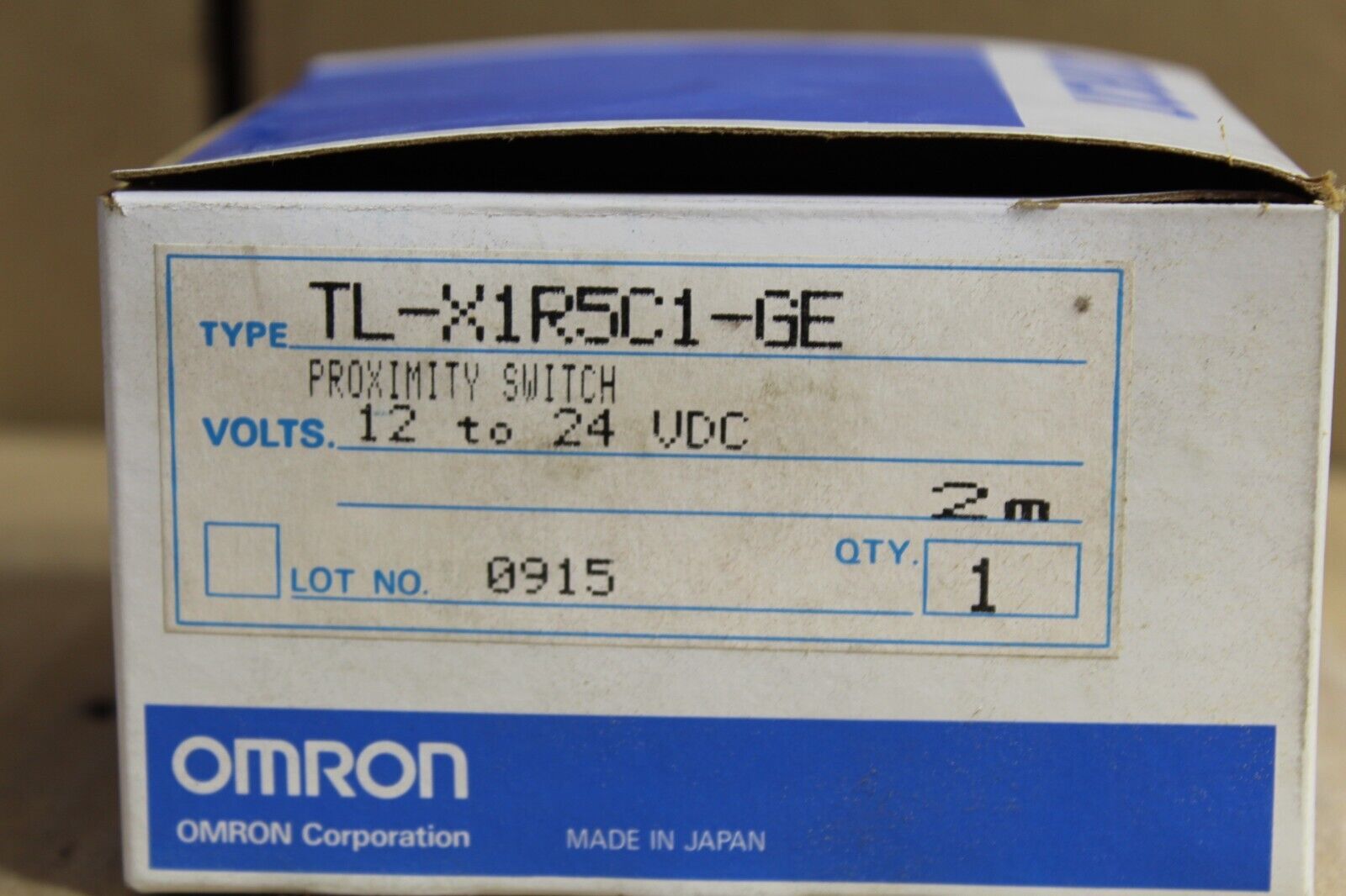 Omron TL-X1R5C1-GE Proximity Switch