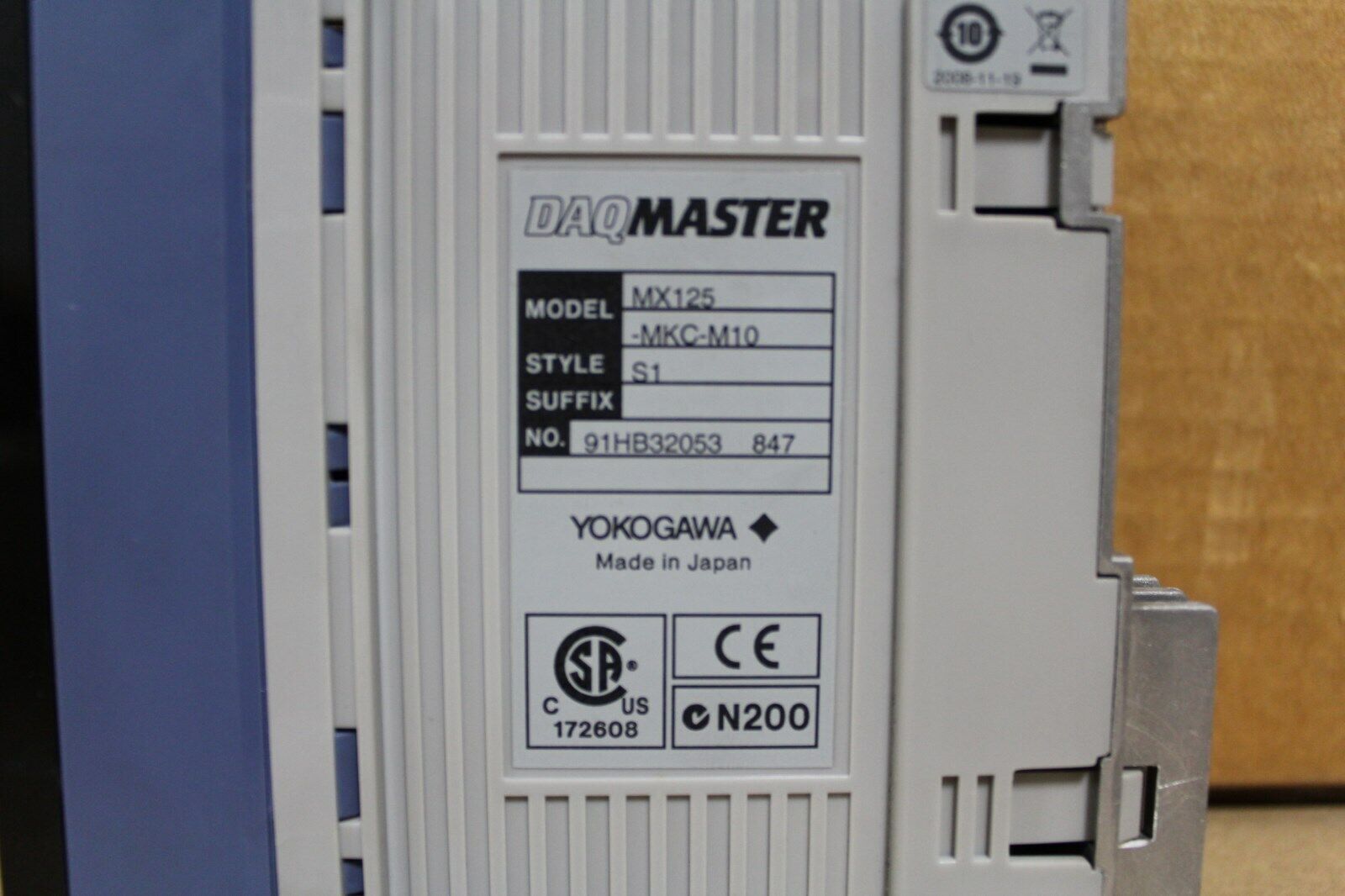 Yokogawa DaqMaster MX125-MKC-M10 Output Module