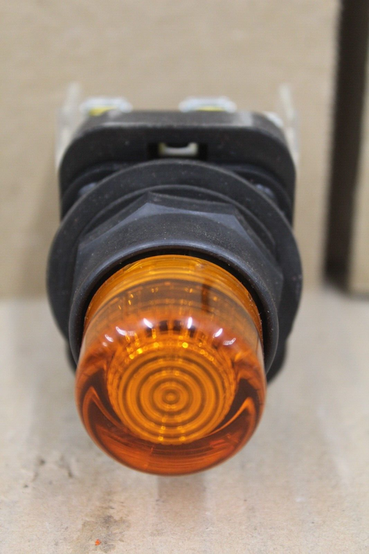 Allen Bradley 800H-PRB16A Amber Push Button