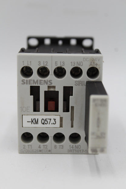 SIEMENS 3RT1017-1BB41 SIRIUS CONTACTOR 24VDC WITH 3RT1916-1EH00