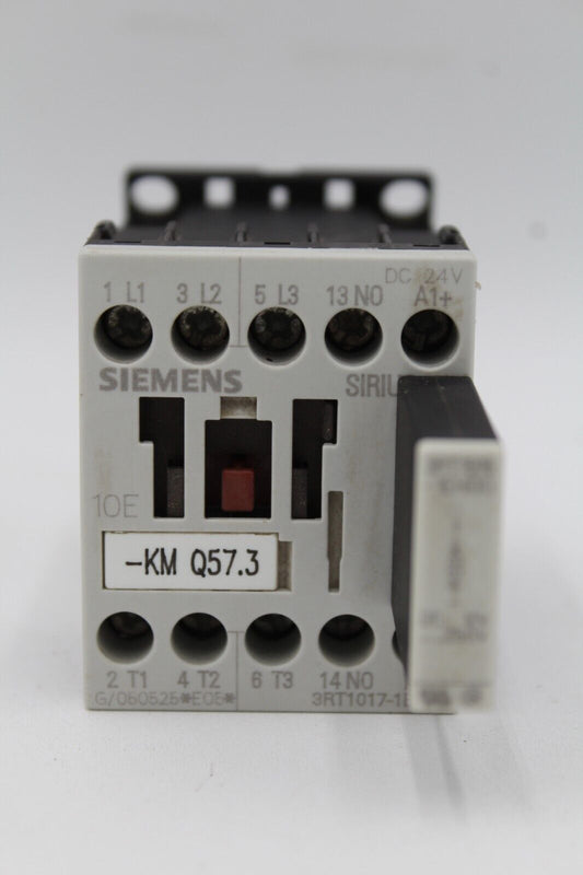 SIEMENS 3RT1017-1BB41 SIRIUS CONTACTOR 24VDC WITH 3RT1916-1EH00