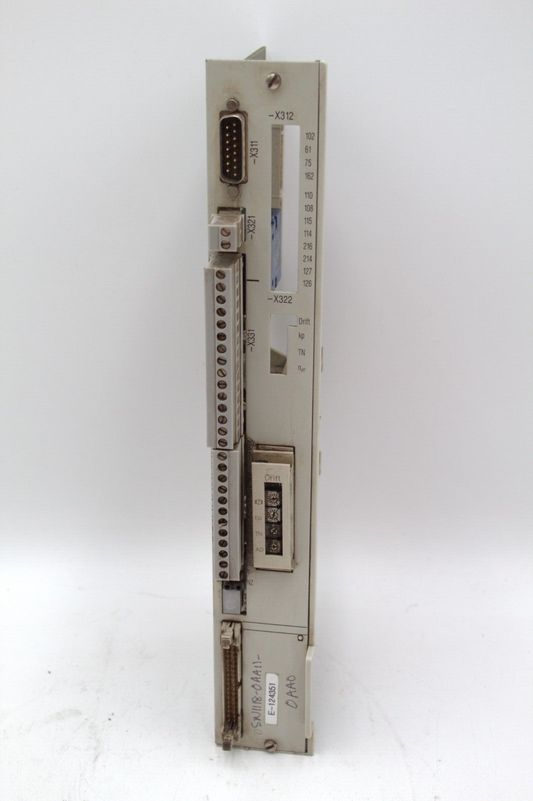 Siemens 6SN1118-0AA11-0AA0 Servo Drive Module No Sticker*