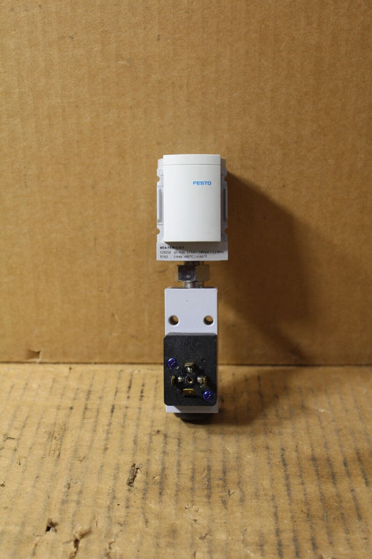Festo MS4-FRM-1/4-Y w/ PEV-1/4-B-OD Branch Module Pressure Switch