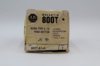 Allen Bradley 800T-D1JA Jumbo Mushroom Head Push Button