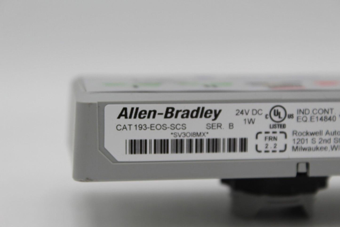 Allen-Bradley 193-EOS-SCS Control Station Start Stop Module