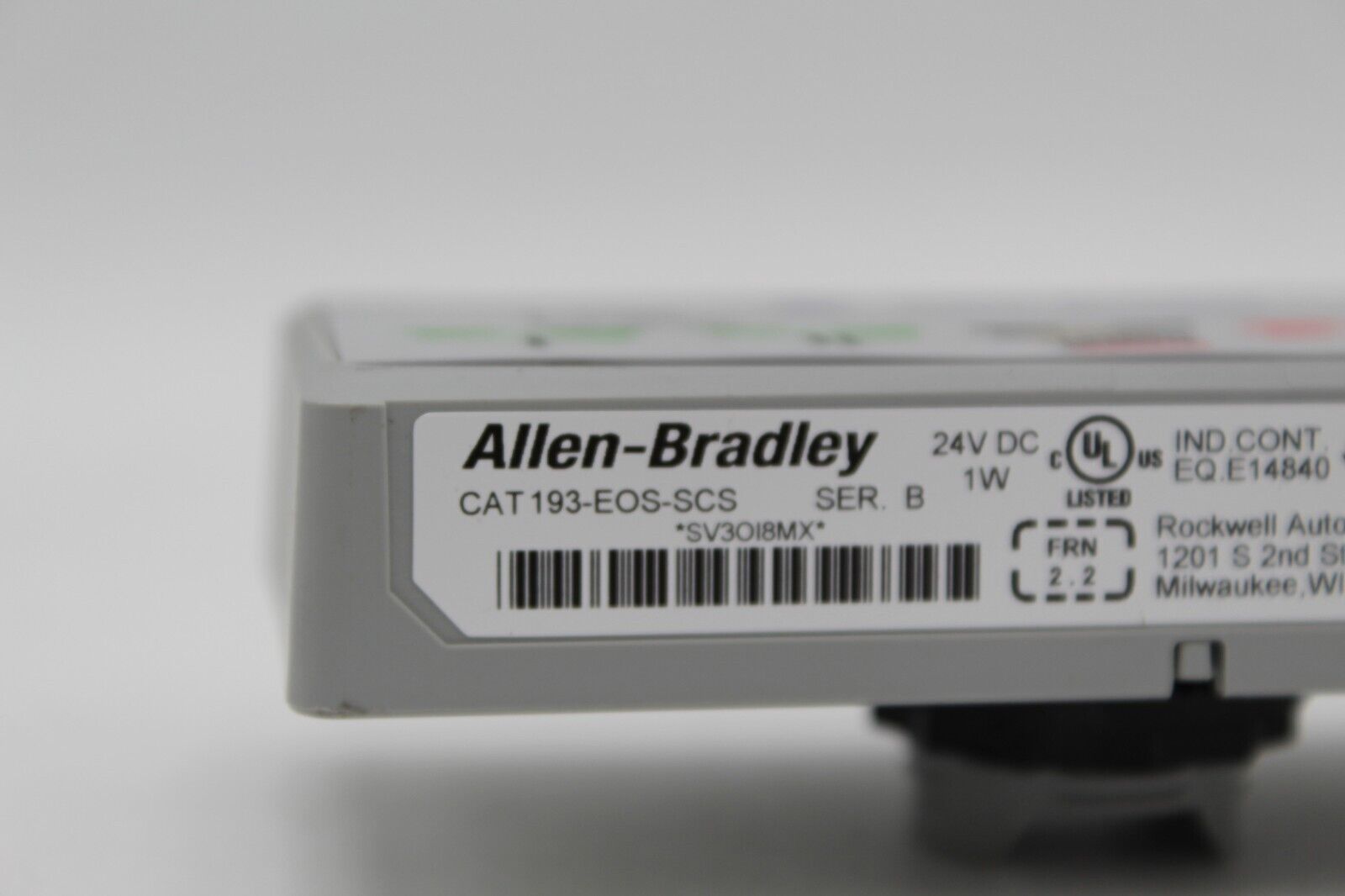 Allen-Bradley 193-EOS-SCS Control Station Start Stop Module