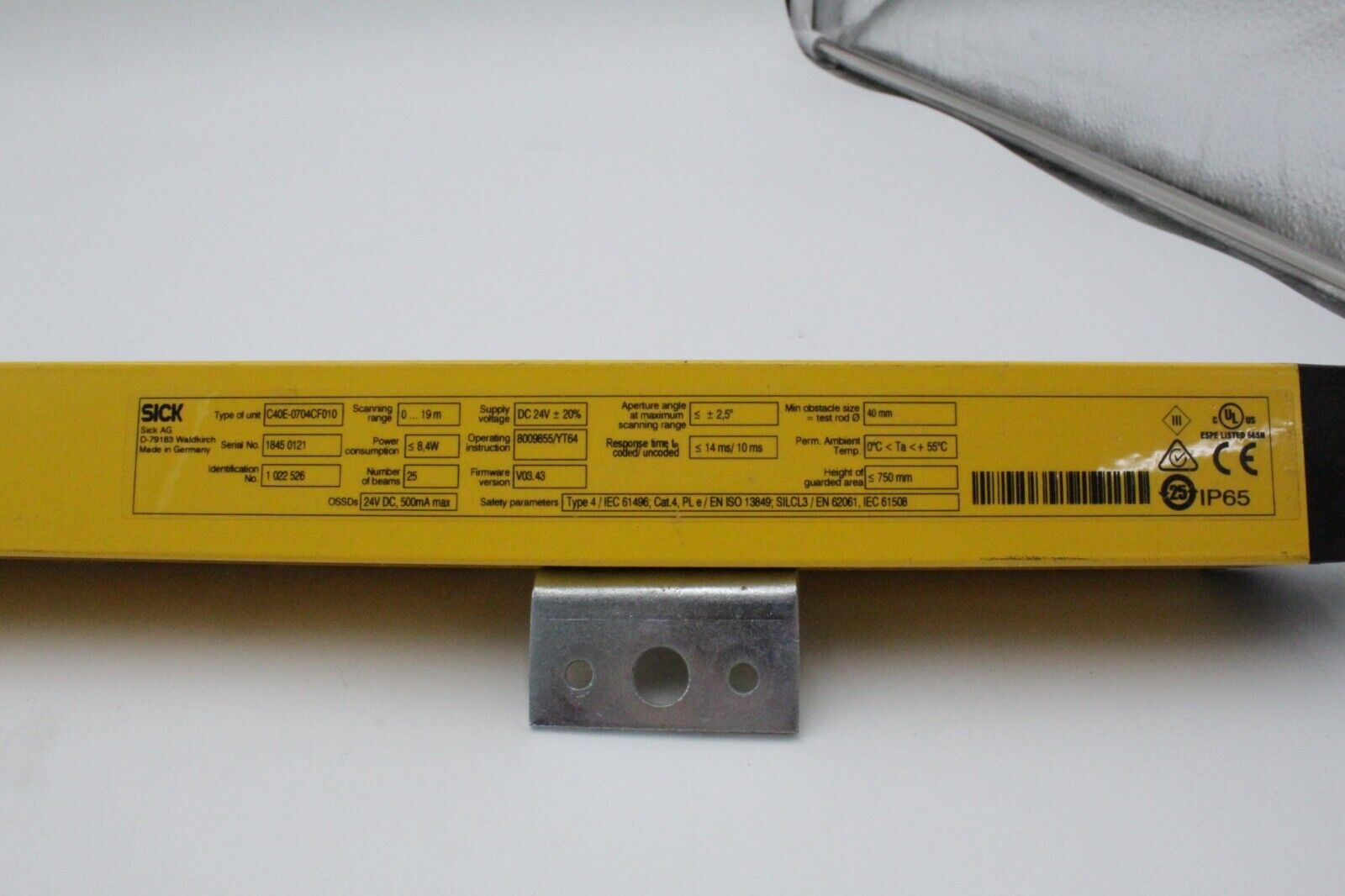 Sick C40E-0704CF010 C4000 Light Curtain