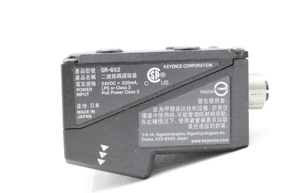 Keyence SR-652 Barcode Reader