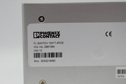 Phoenix Contact FL SWITCH 1001T-4POE Industrial Ethernet Switch