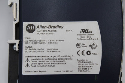 Allen Bradley 1606-XLS80E Power Supply