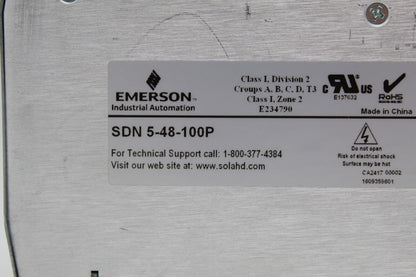 Emerson Sola SDN 5-48-100P Power Supply