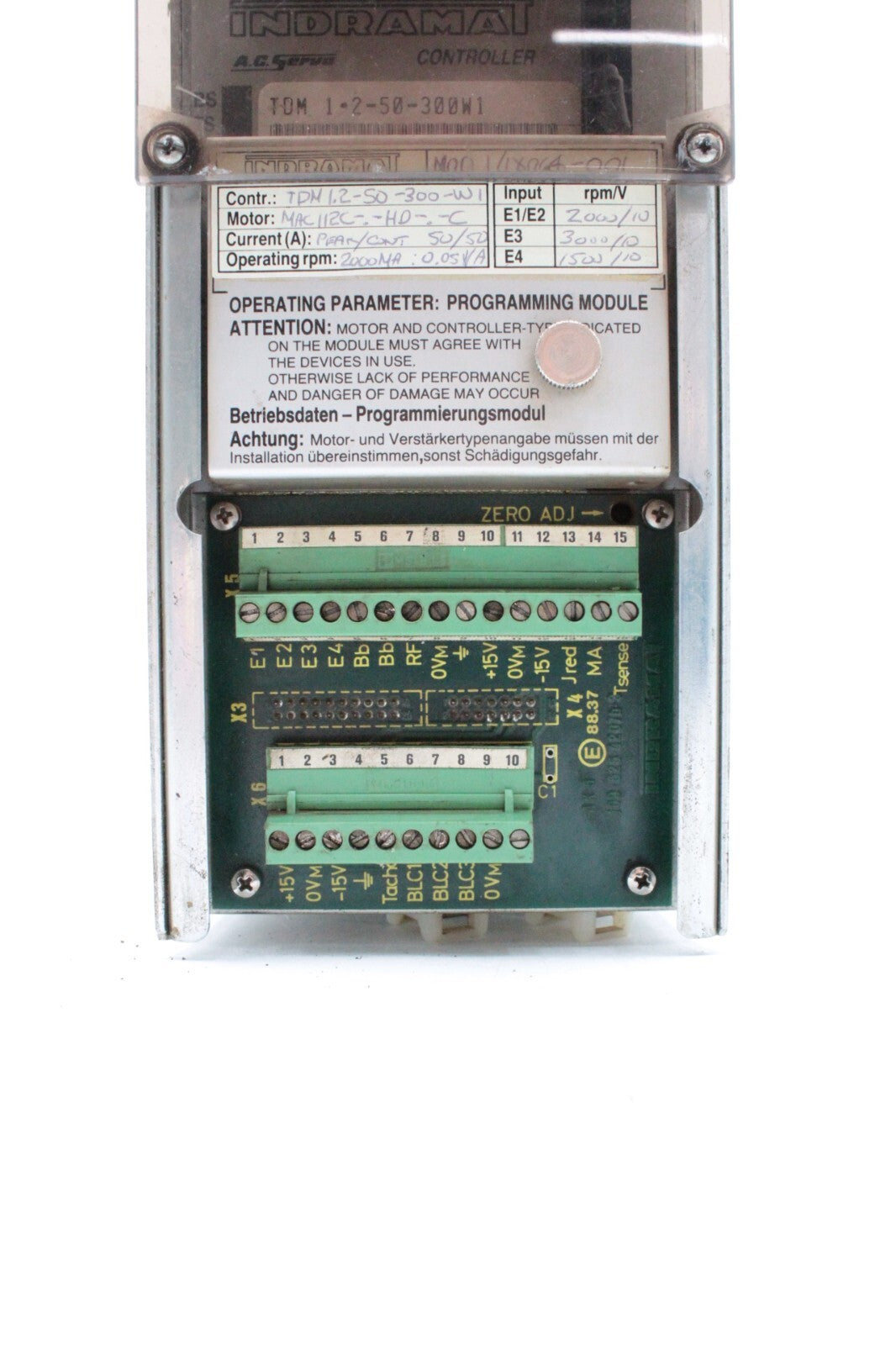Indramat TDM 1.2-50-300W1 AC Servo Drive