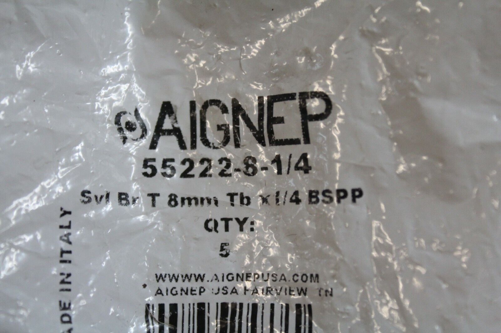 (5) Aignep 55222-8-1/4 