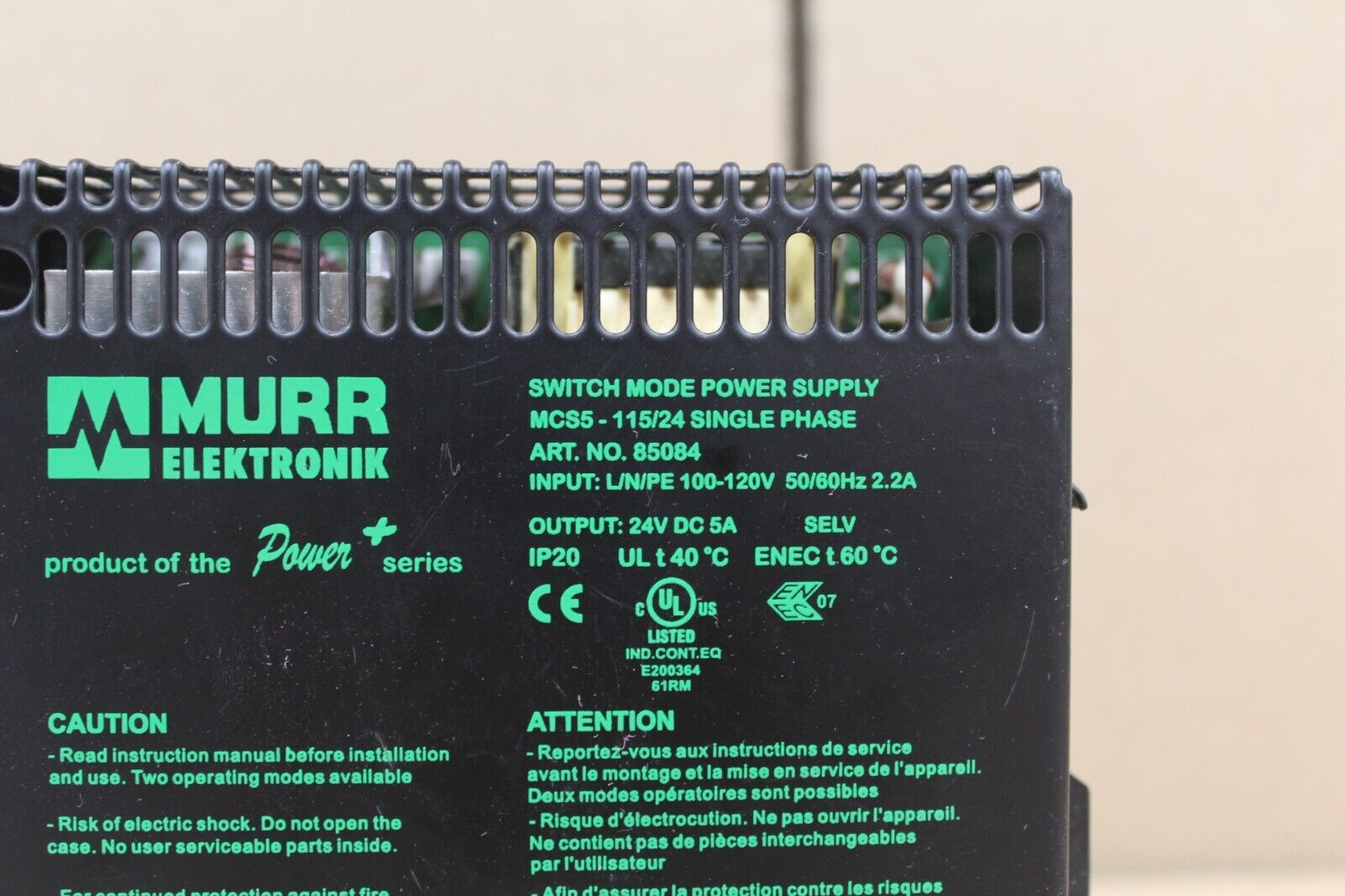 Murr MCS5-115/24 Power Supply