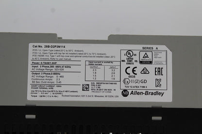 Allen-Bradley 25B-D2P3N114 PowerFlex 525 Drive