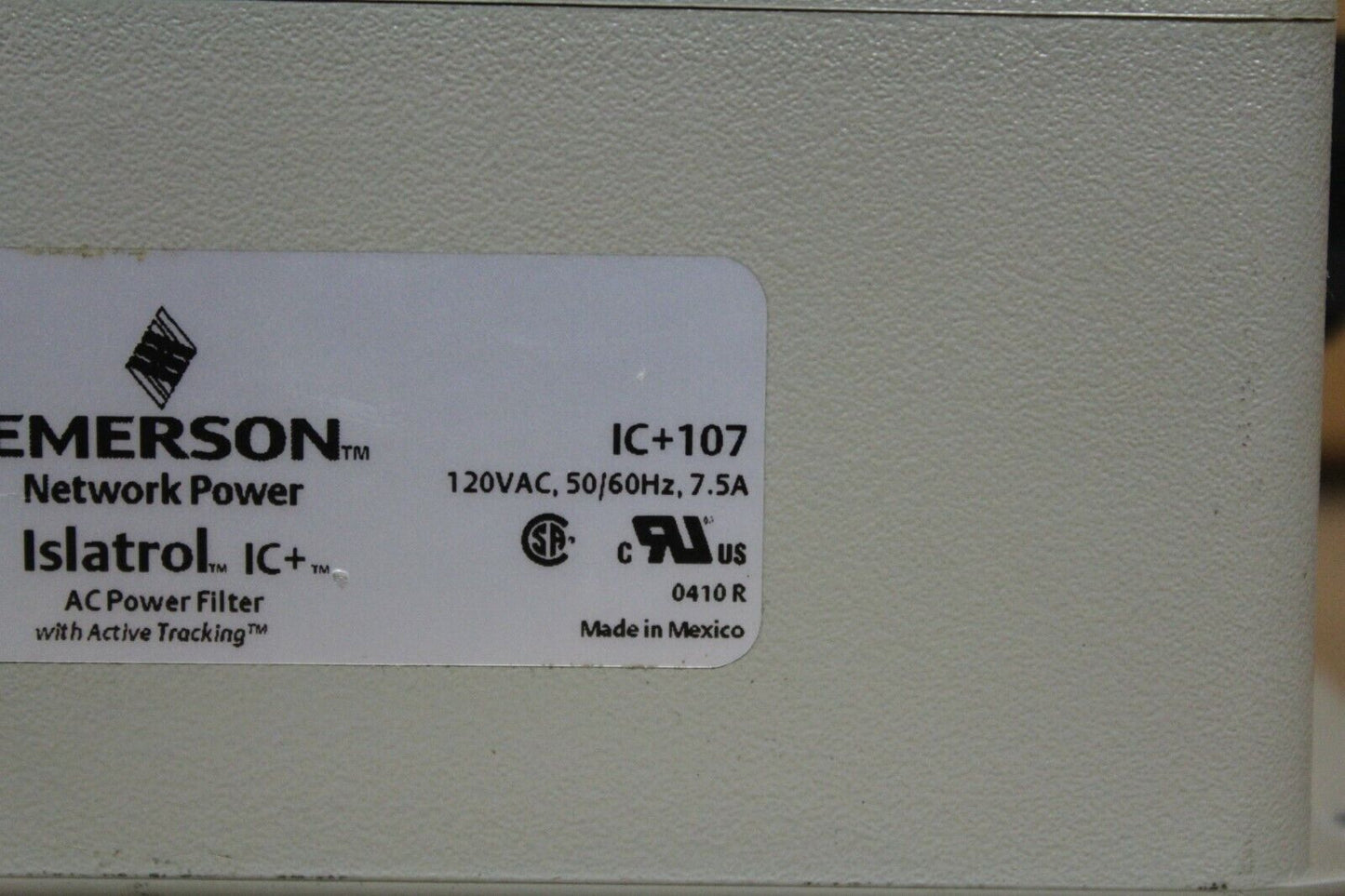 Emerson IC+107 Network Power