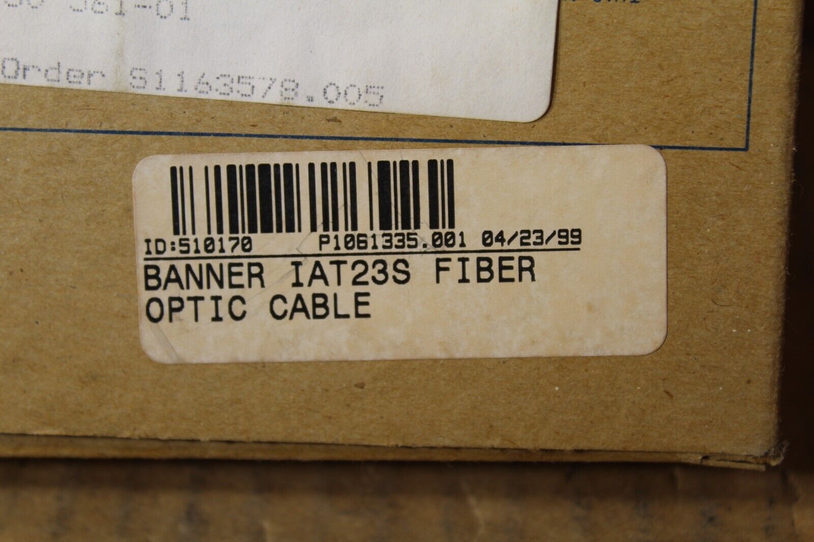 Banner IA23S Fiberoptic Sensor