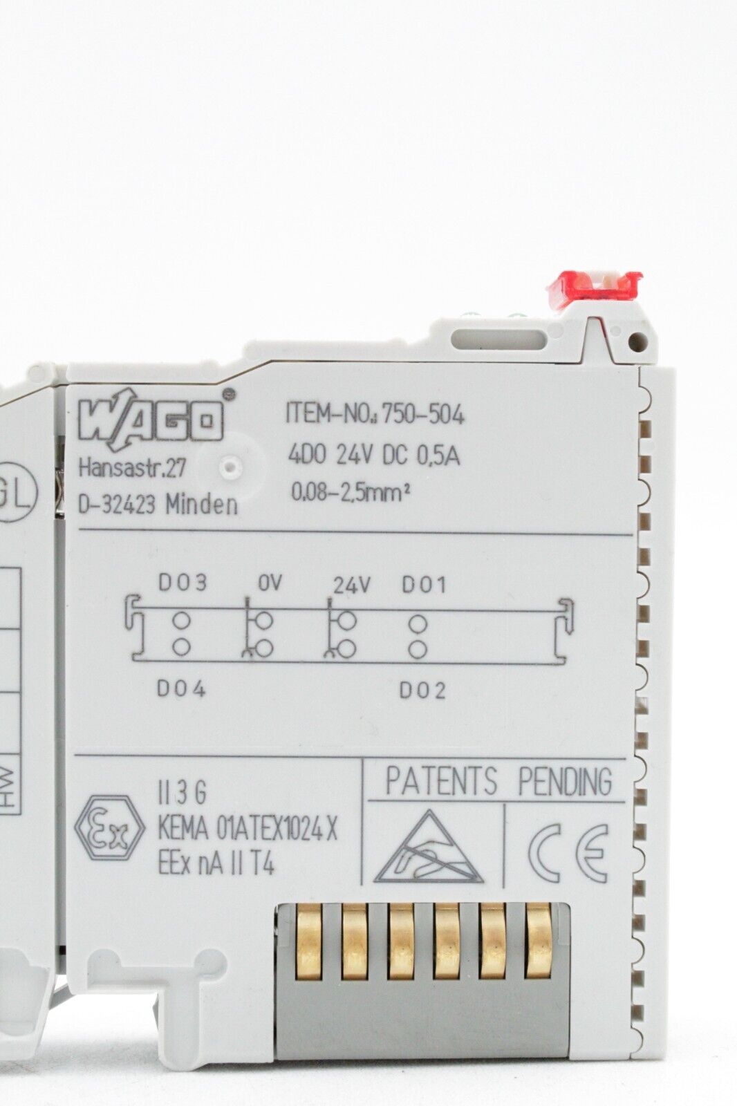 Wago 750-504 4-Channel Digital Output Module