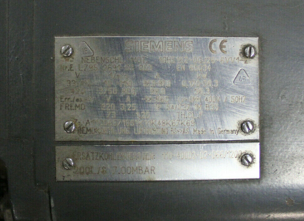 Siemens 1GH5162-0GJ26-6VV1-Z DC Motor