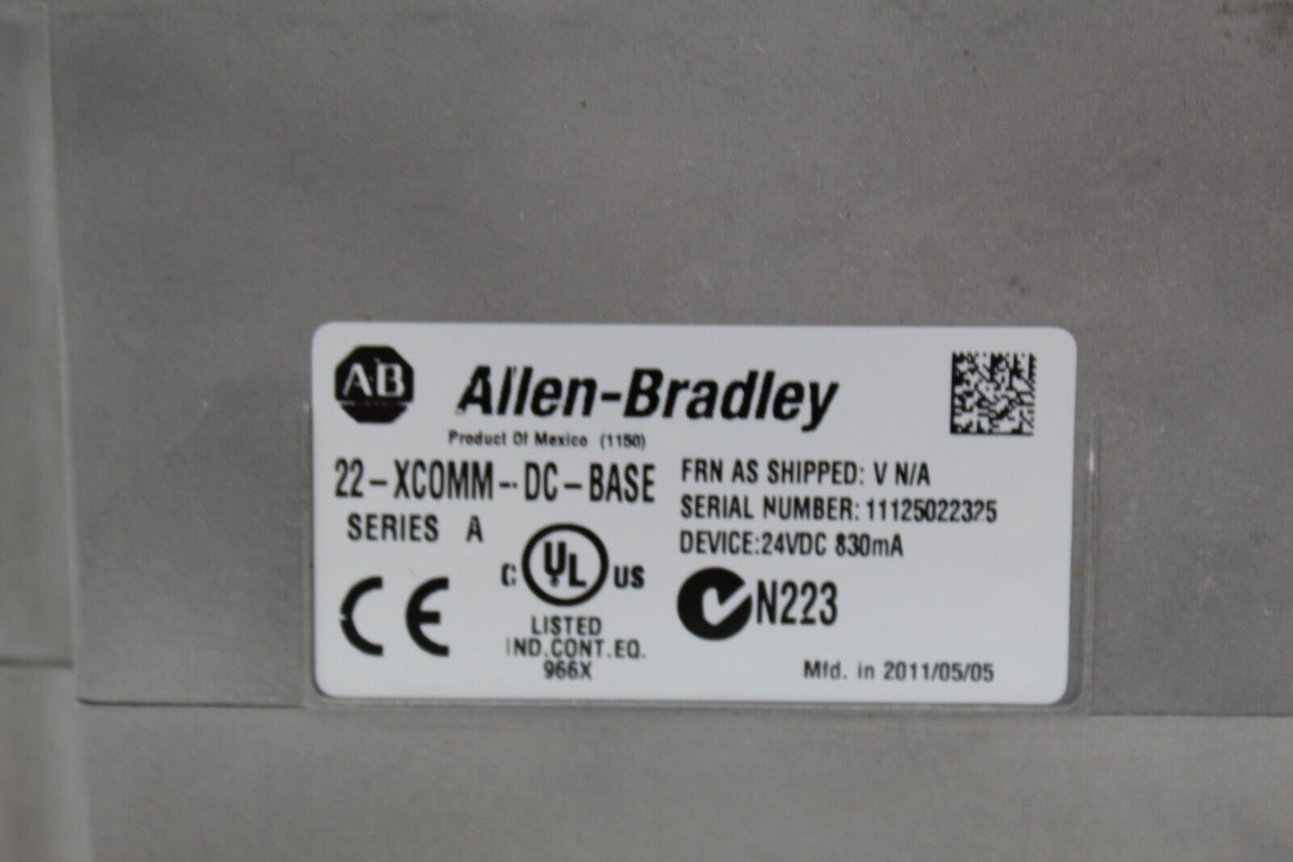 Allen-Bradley 22-XCOMM-DC-BASE Communications Kit