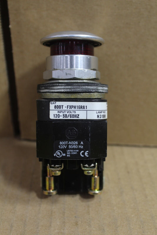 Allen Bradley 800T-FXPH16RA1 E-Stop Push Button