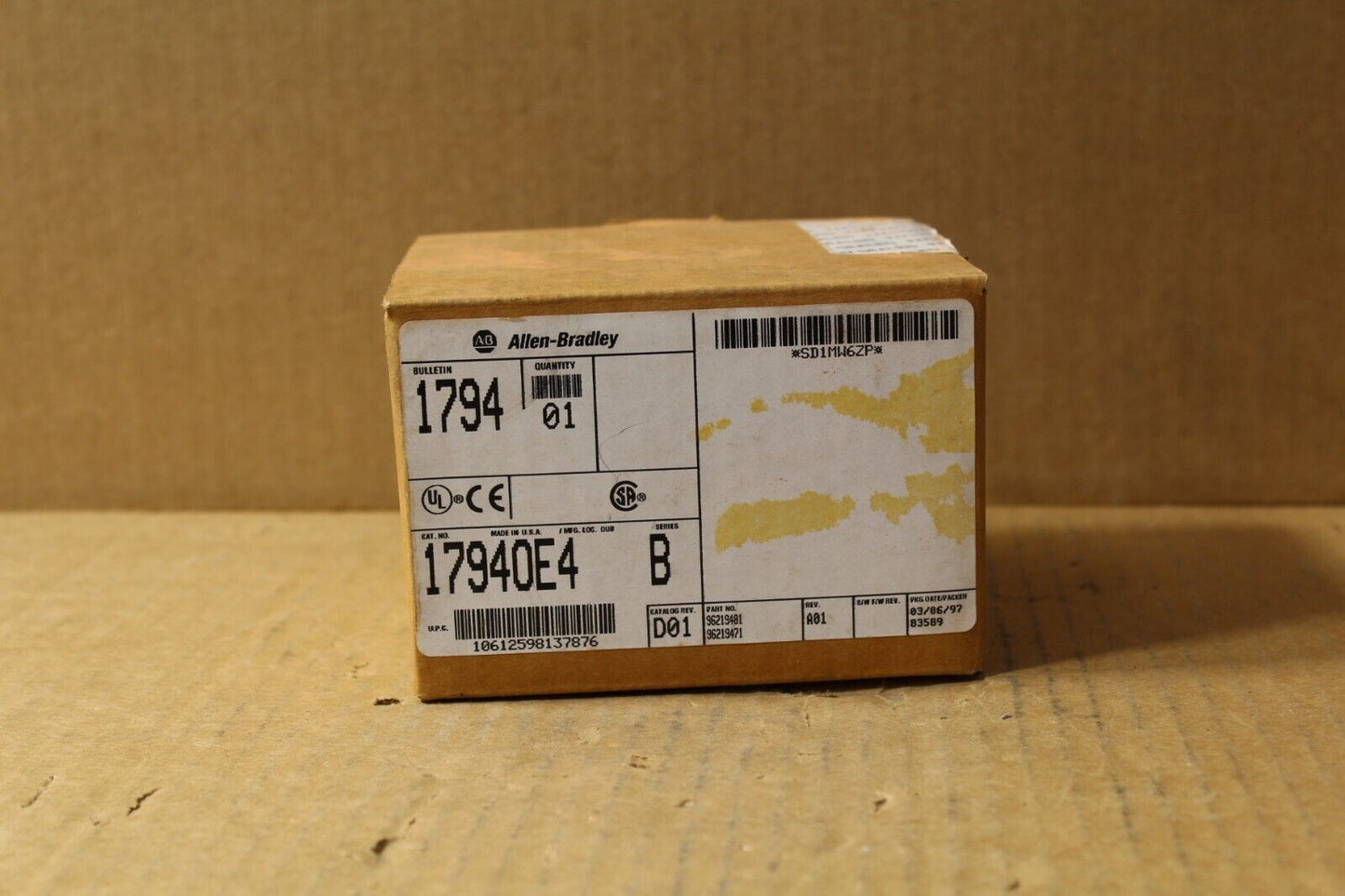 Allen Bradley 1794-0E4 / 1794-OE4 Flex I/O 4 Point Analog Output Module