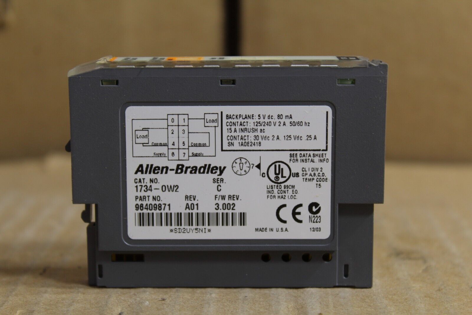 Allen-Bradley 1734-OW2 Relay Output Module