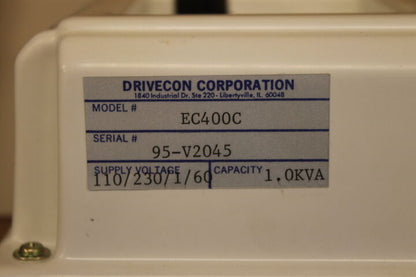 DRIVECON EC400C AC MOTOR CONTROLLER