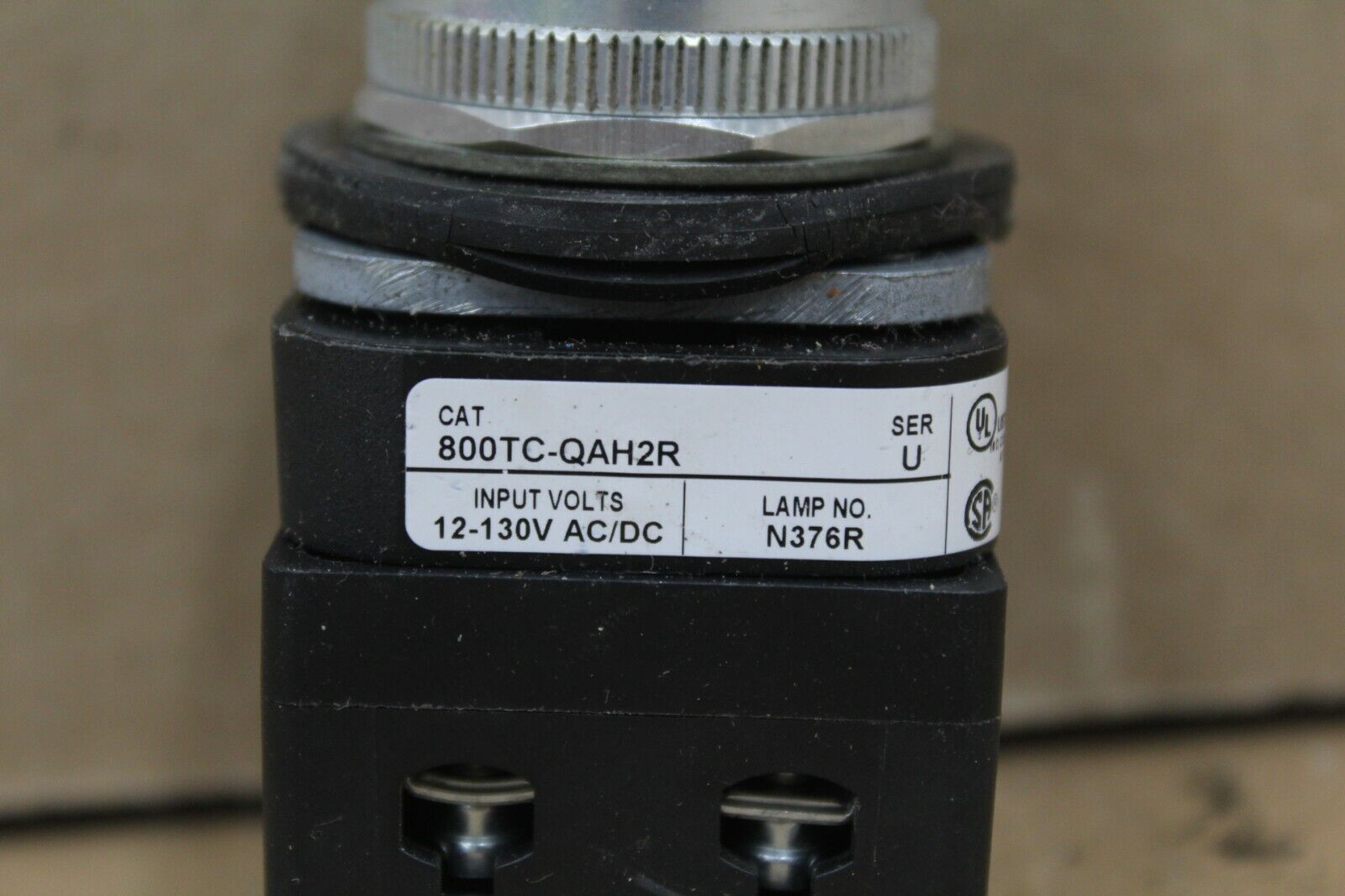 Allen Bradley 800TC-QAH2R Red Push Button