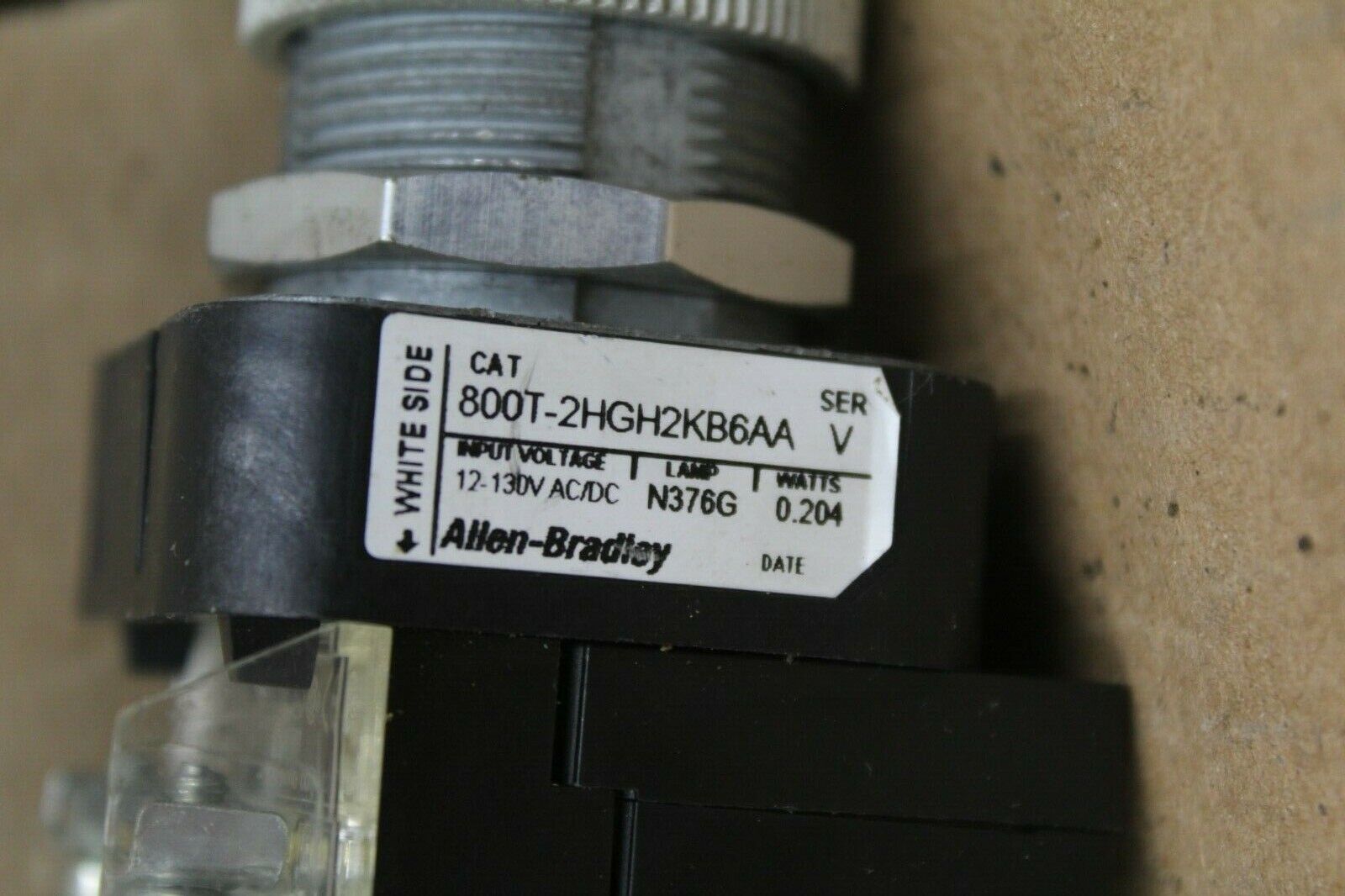 Allen Bradley 800T-2HGH2KB6AA Switch