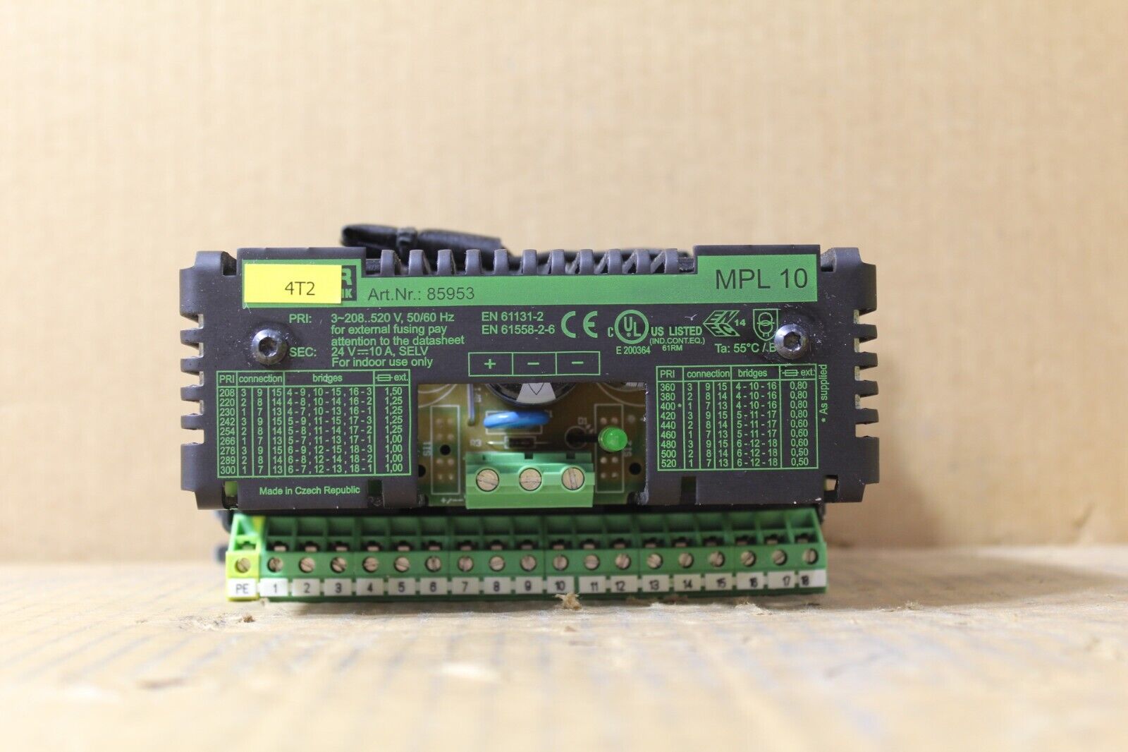 Murr Elektronik MPL 10 85953 3-Phase Smooth Power Supply