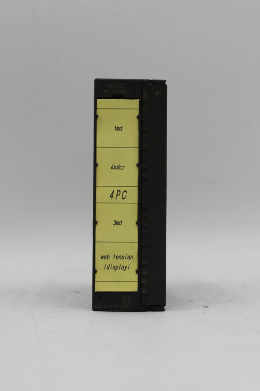 Siemens 6ES7 332-5HD01-0AB0 Simatic S7 Isolated Analog Output Module