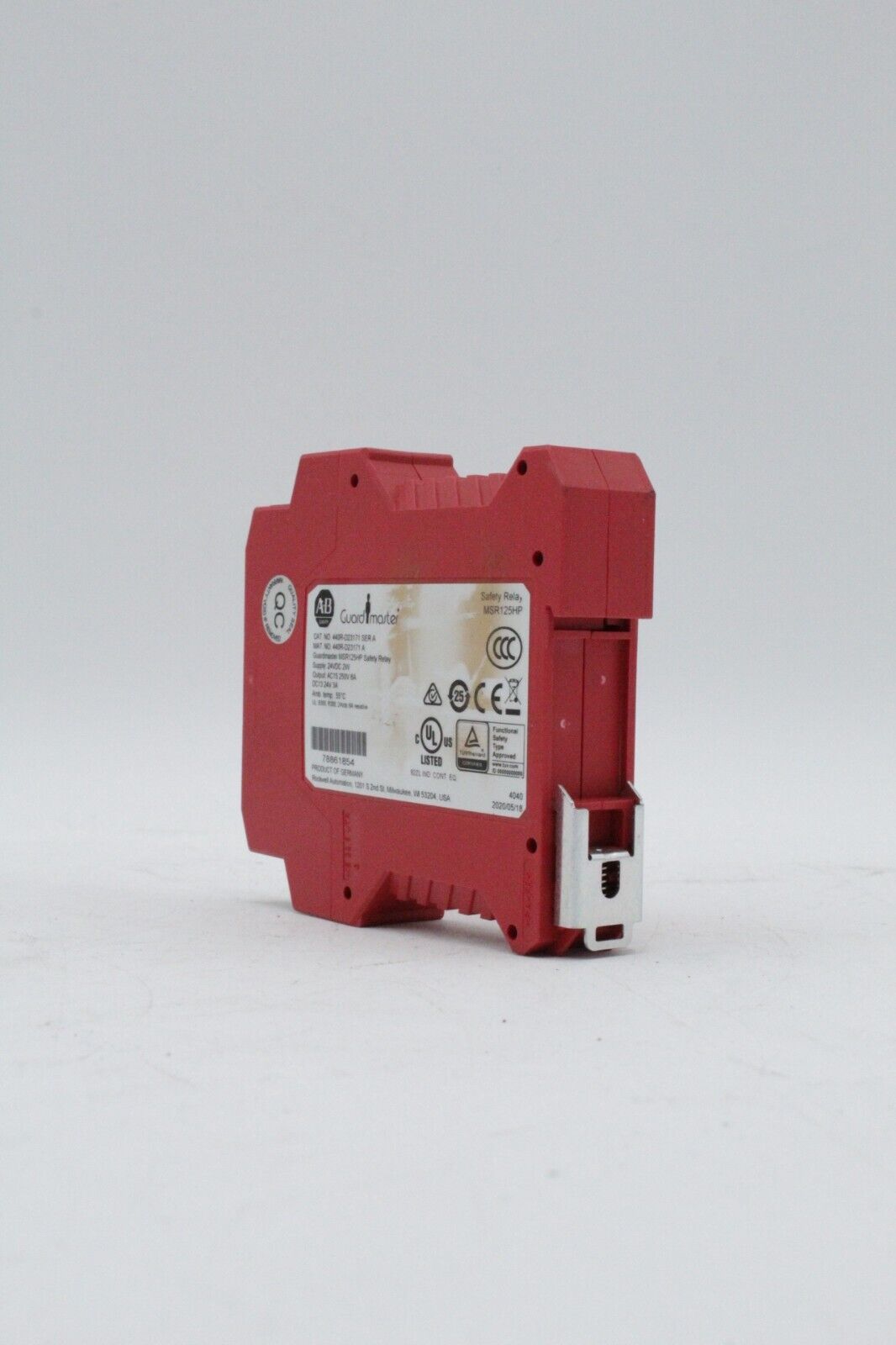Allen-Bradley 440R-D23171 GuardMaster Safety Relay (Missing one wire harness)