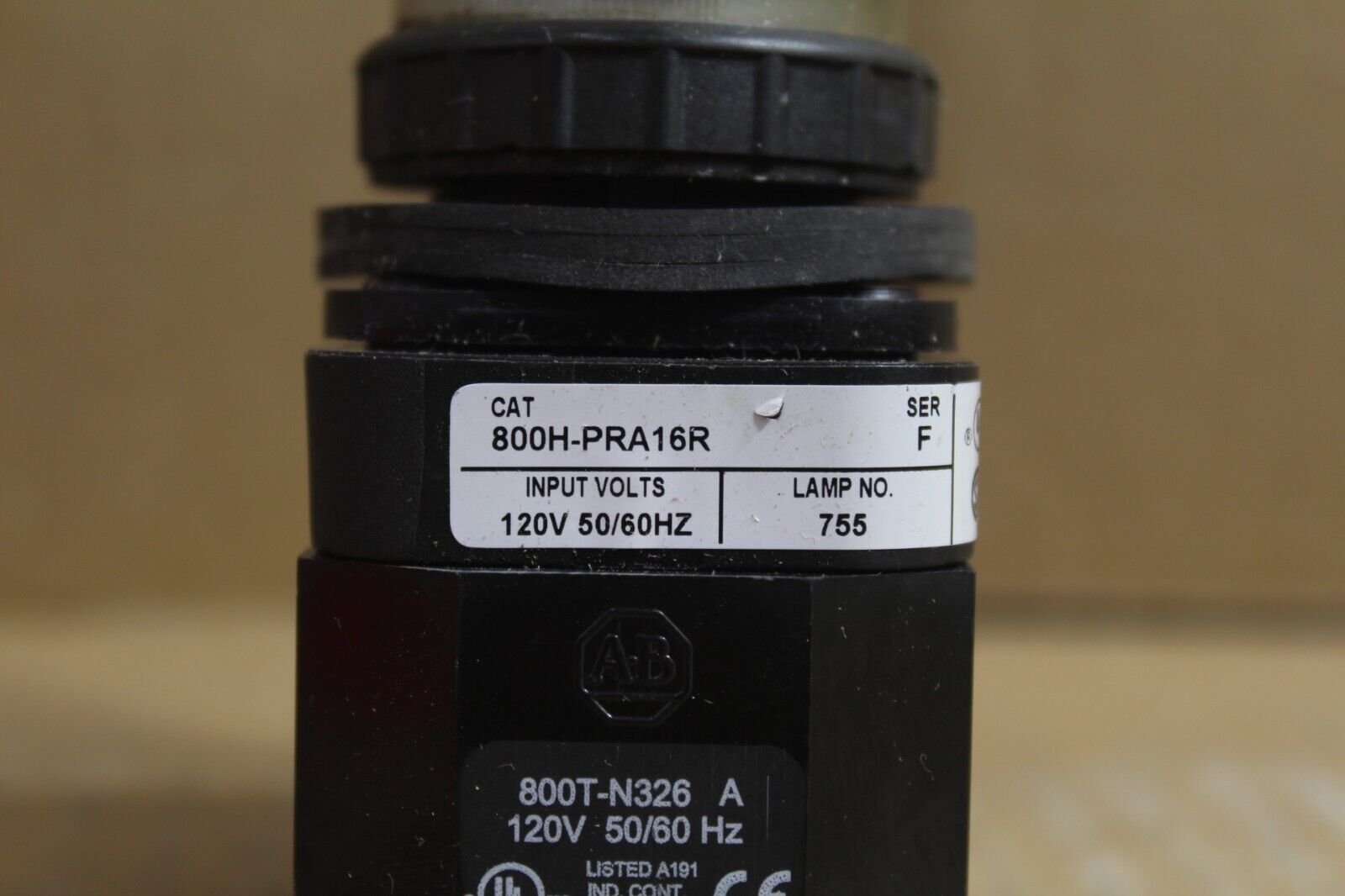 Allen Bradley 800H-PRA16R Red Button