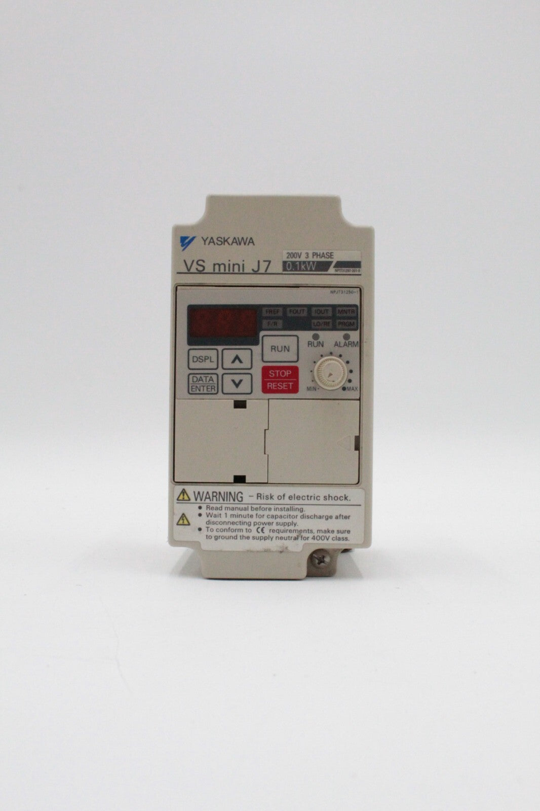 Yaskawa Electric CIMR-J7AA20P1 VS Mini J7 Inverter Drive