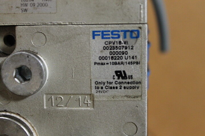 FESTO ELECTRIC CPV18-VI DISTRIBUTION ASSEMBLY