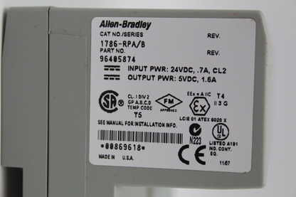 Allen Bradley 1786-RPA/B Repeater Adapter