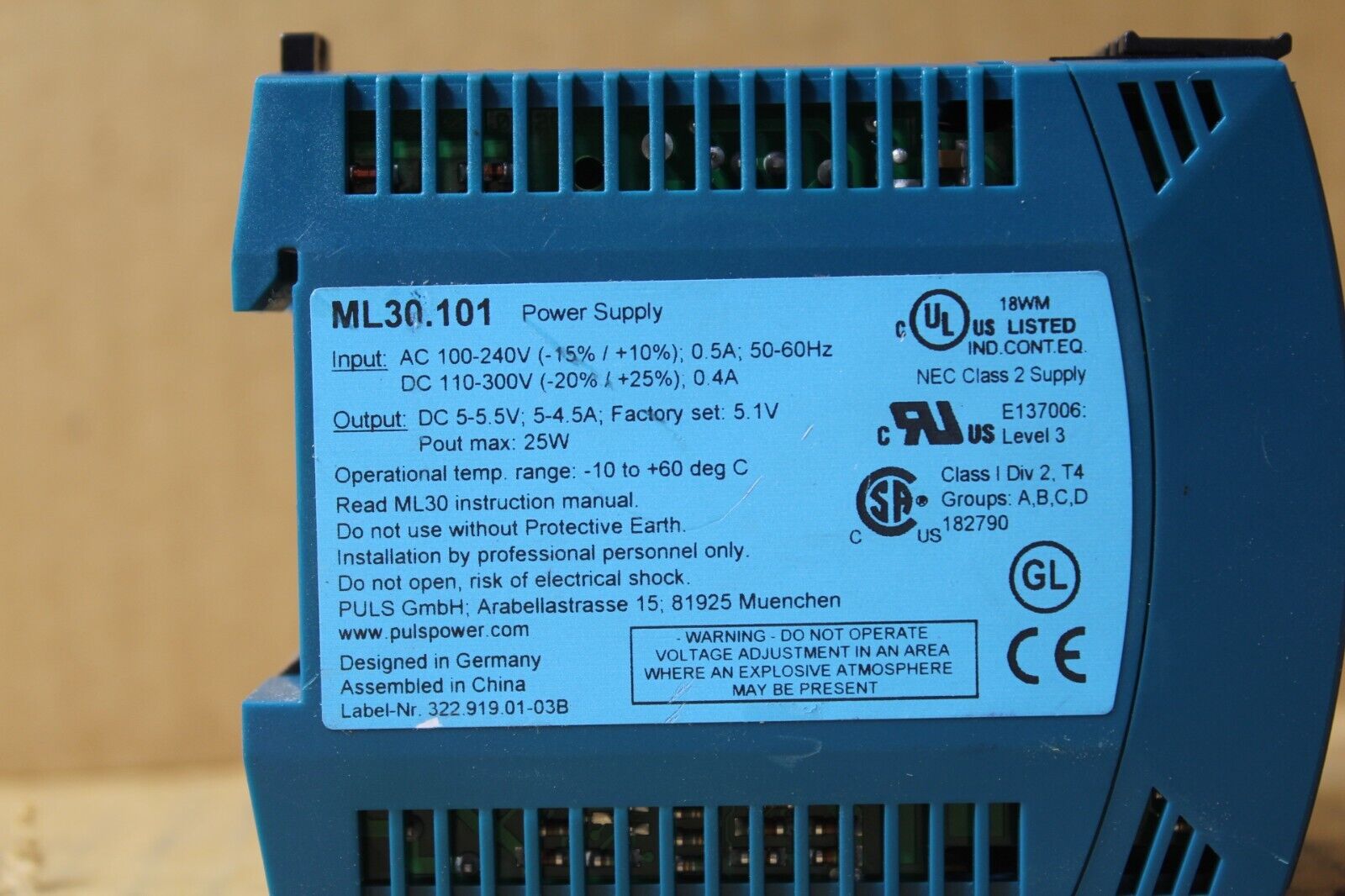 Puls ML30.101 Power Supply