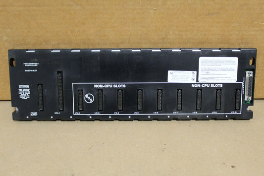 GE Fanuc IC693CHS391M 10 Slot Base EMI