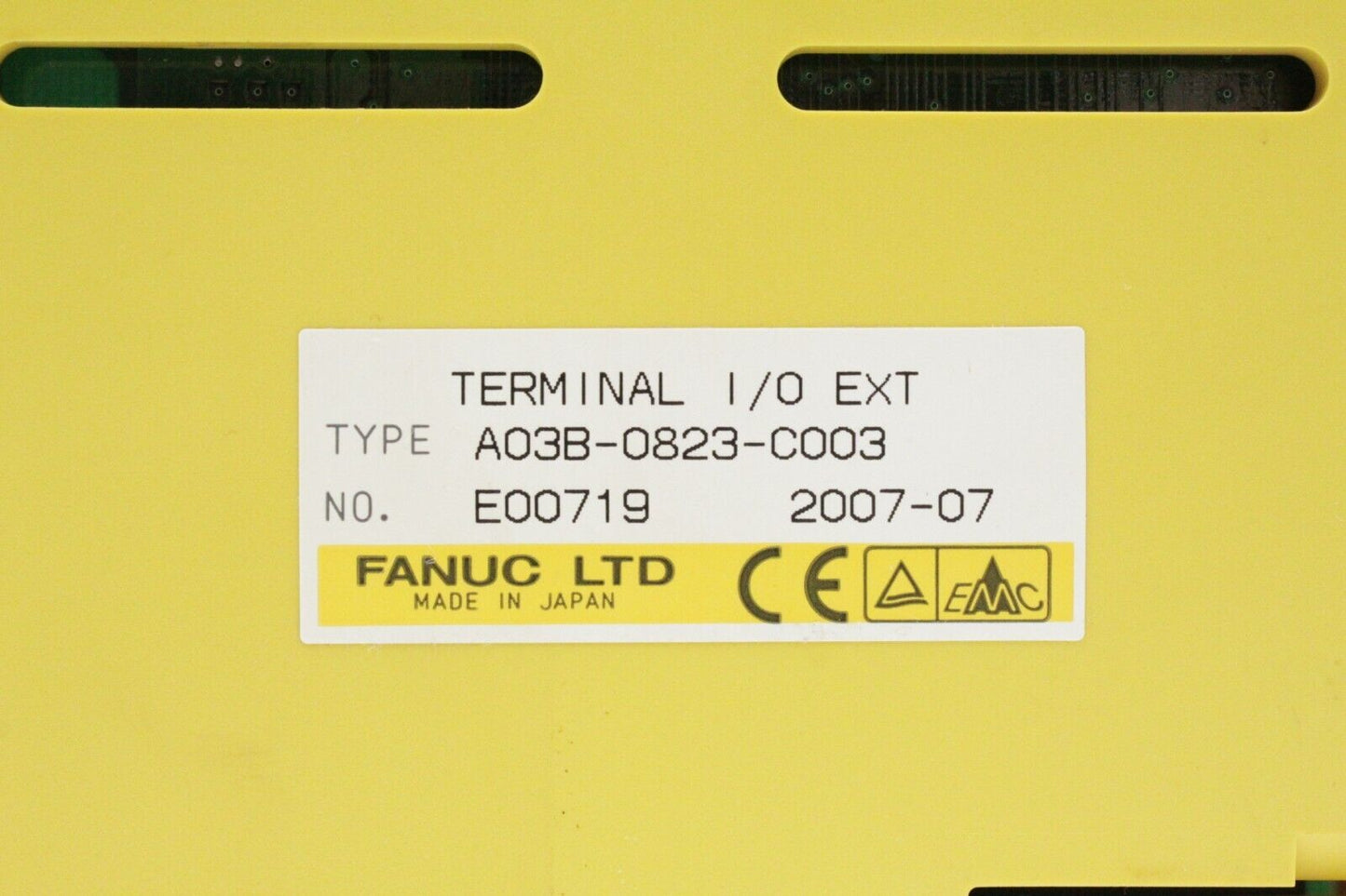 Fanuc A03B-0823-C003 Terminal I/O EXT Module (No Wire Harnesses)