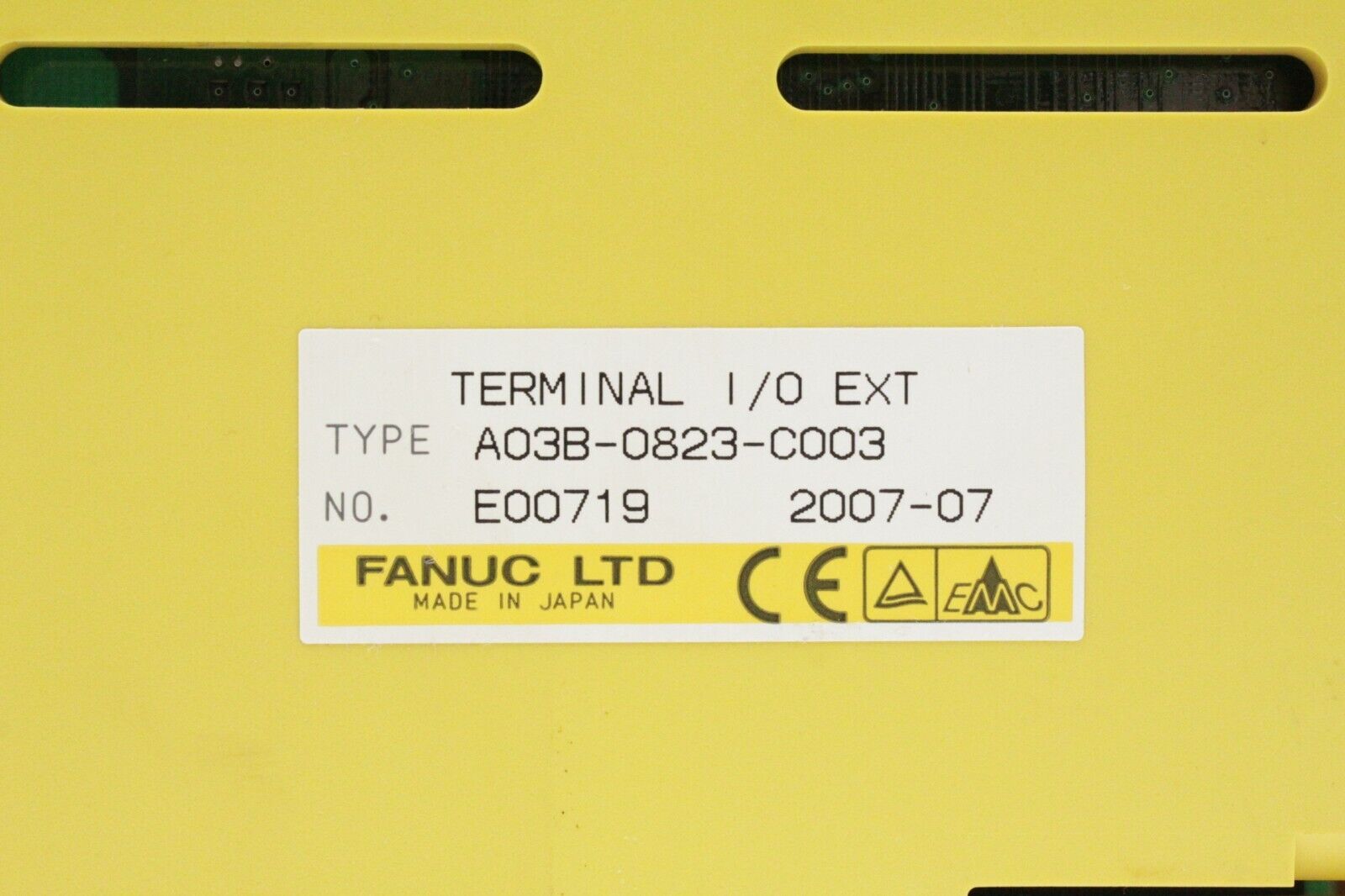 Fanuc A03B-0823-C003 Terminal I/O EXT Module (No Wire Harnesses)