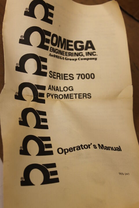 OMEGA 7045 ANALOG PYROMETER 1/1500